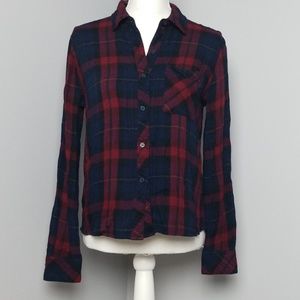 Philosophy plaid shirt